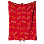 calgary flames diehard fans red blanket best selling