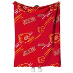 calgary flames fan spirit red blanket best selling