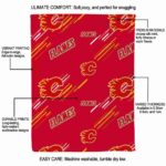 calgary flames fan spirit red blanket new arrival