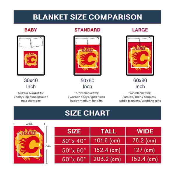 calgary flames splatter effect red blanket trendy