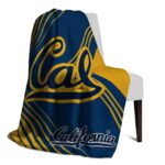 california golden bears diagonal stripes blue blanket top rated