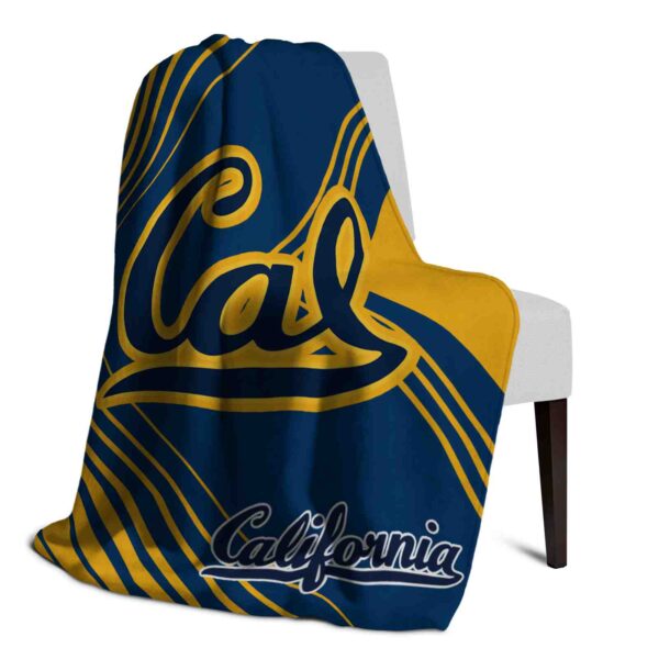 california golden bears diagonal stripes blue blanket top rated