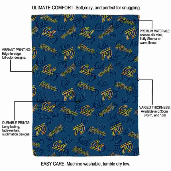 california golden bears diehard fans blue blanket new arrival