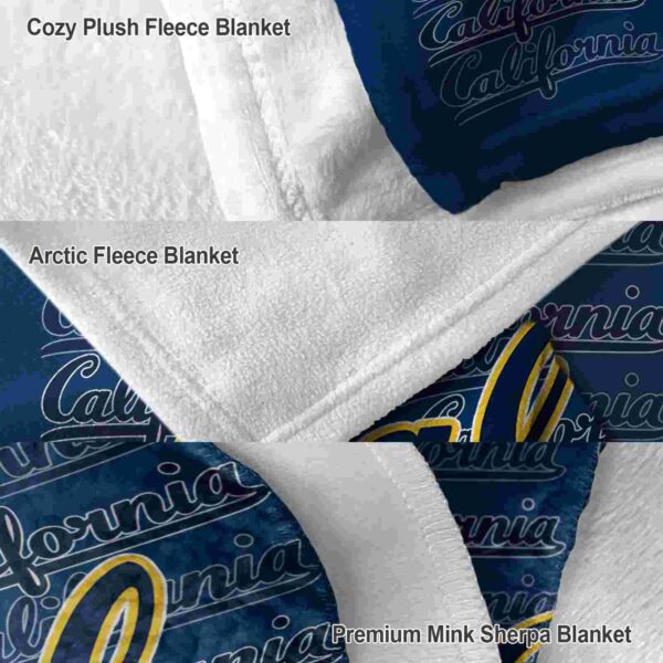 california golden bears fan pride blue blanket premium grade