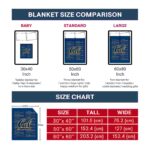 california golden bears fan pride blue blanket trendy