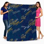 california golden bears fan spirit blue blanket fashion forward