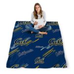 california golden bears fan spirit blue blanket high quality
