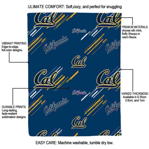 california golden bears fan spirit blue blanket new arrival