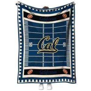 california golden bears football field blue blanket best selling