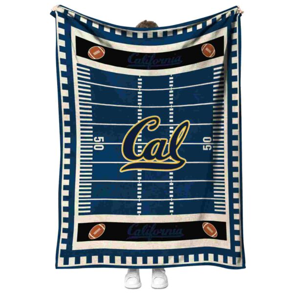 california golden bears football field blue blanket best selling