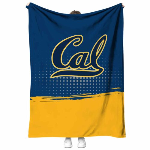 california golden bears gradient dots blue blanket best selling