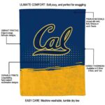 california golden bears gradient dots blue blanket new arrival