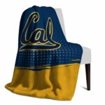 california golden bears gradient dots blue blanket top rated