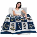 california golden bears mickey minnie blue white blanket latest model