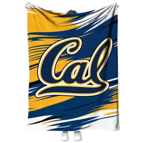 california golden bears paint streaks blue white blanket best selling