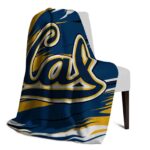 california golden bears paint streaks blue white blanket top rated