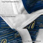 california golden bears striped pattern blue blanket best selling