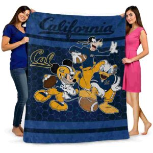 california golden bears three musketeers blue blanket fashion forward