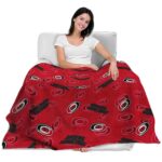 carolina hurricanes diehard fans red blanket latest model