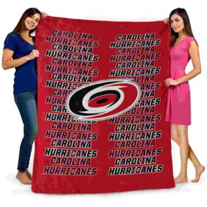 carolina hurricanes fan pride red blanket fashion forward