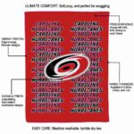 carolina hurricanes fan pride red blanket best selling