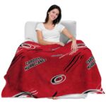 carolina hurricanes fan spirit red blanket best selling