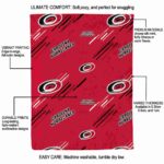carolina hurricanes fan spirit red blanket best selling