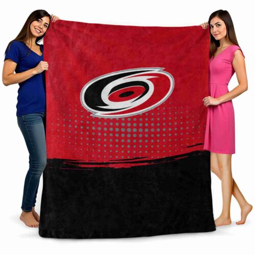carolina hurricanes gradient dots red blanket fashion forward