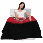 carolina hurricanes gradient dots red blanket best selling
