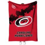 Carolina Hurricanes Grunge Texture Red Blanket 1 carolina hurricanes grunge texture red blanket best selling