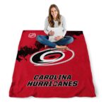 carolina hurricanes grunge texture red blanket best selling
