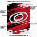 carolina hurricanes paint streaks red white blanket best selling