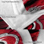 carolina hurricanes paint streaks red white blanket best selling