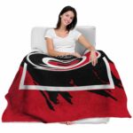 carolina hurricanes splatter effect red blanket best selling