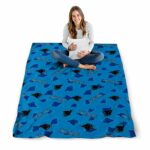 carolina panthers diehard fans blue blanket high quality