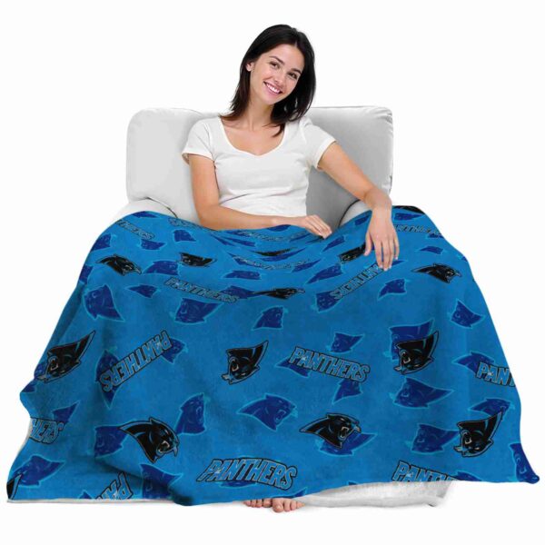 carolina panthers diehard fans blue blanket latest model