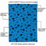 carolina panthers diehard fans blue blanket new arrival