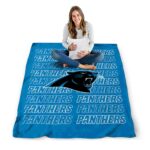 carolina panthers fan pride blue blanket high quality