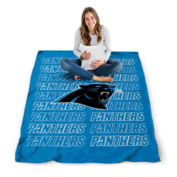 carolina panthers fan pride blue blanket high quality