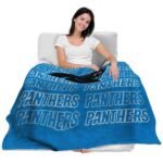 carolina panthers fan pride blue blanket latest model