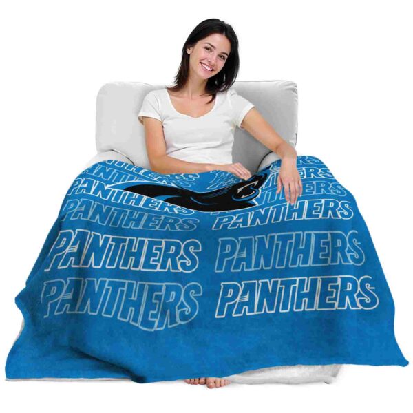 carolina panthers fan pride blue blanket latest model