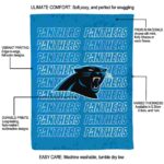 carolina panthers fan pride blue blanket new arrival