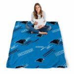 carolina panthers fan spirit blue blanket high quality
