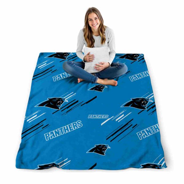 carolina panthers fan spirit blue blanket high quality
