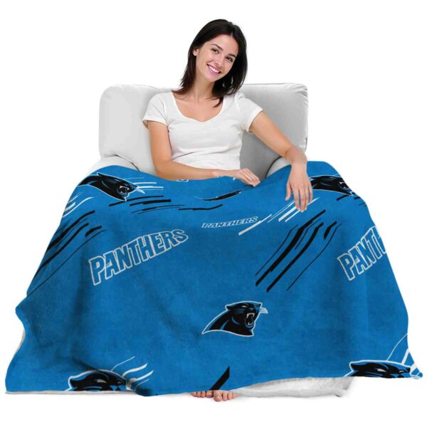 carolina panthers fan spirit blue blanket latest model