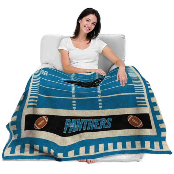 carolina panthers football field blue blanket latest model