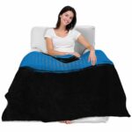 carolina panthers gradient dots blue blanket latest model