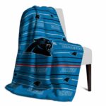 carolina panthers striped pattern blue blanket top rated
