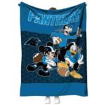 carolina panthers three musketeers blue blanket best selling