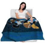 carolina panthers three musketeers blue blanket best selling